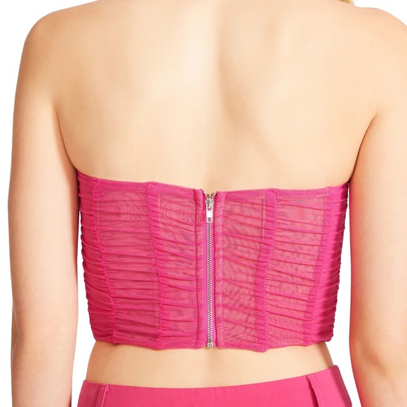 BRAND NEW Steve Madden pink corset top - Picture 5 of 7